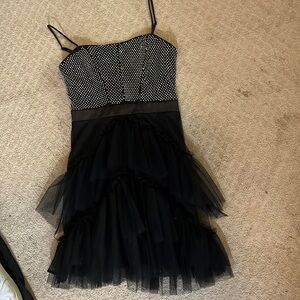 Black and sparkly macys hoco dress